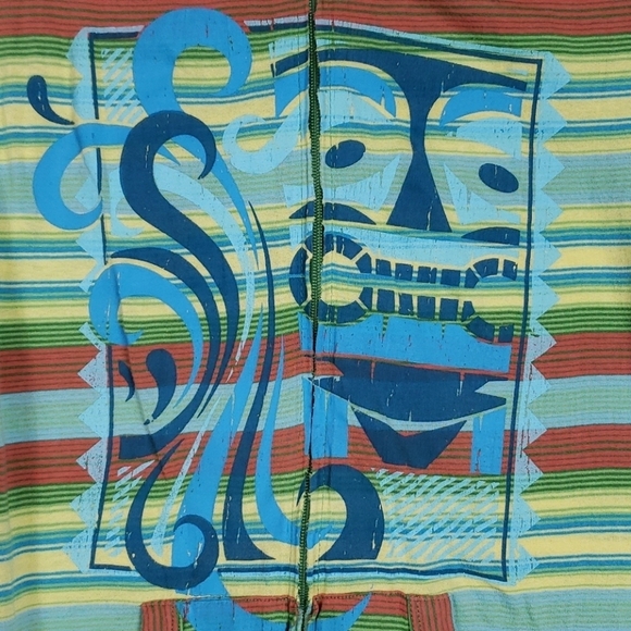 Mossimo colorful striped light hoodie size small - Picture 2 of 8